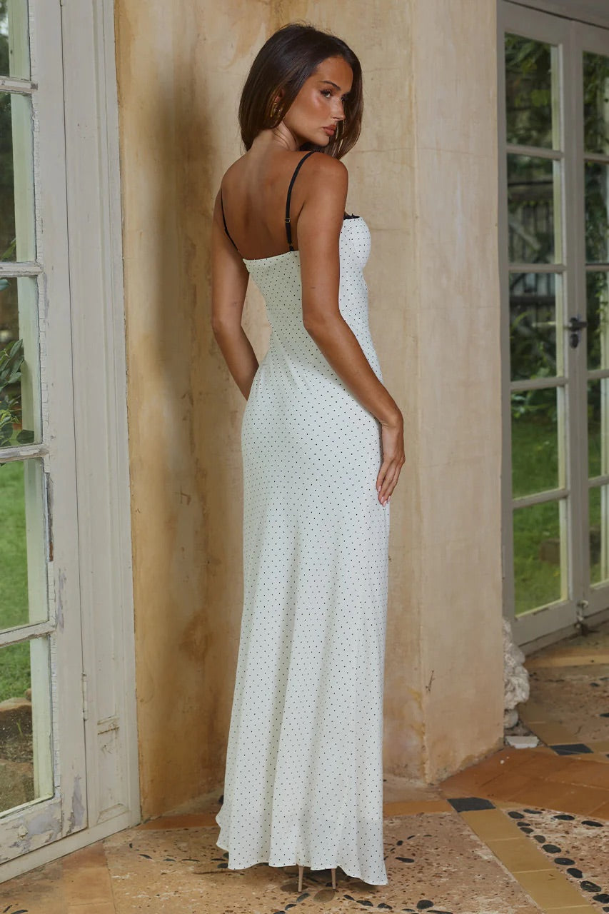Charlotte Bustier Slip Maxi Dress
