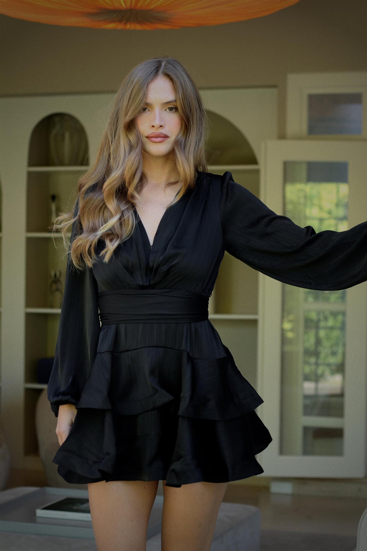 Asya Bedouin Dress - Regal Onyx