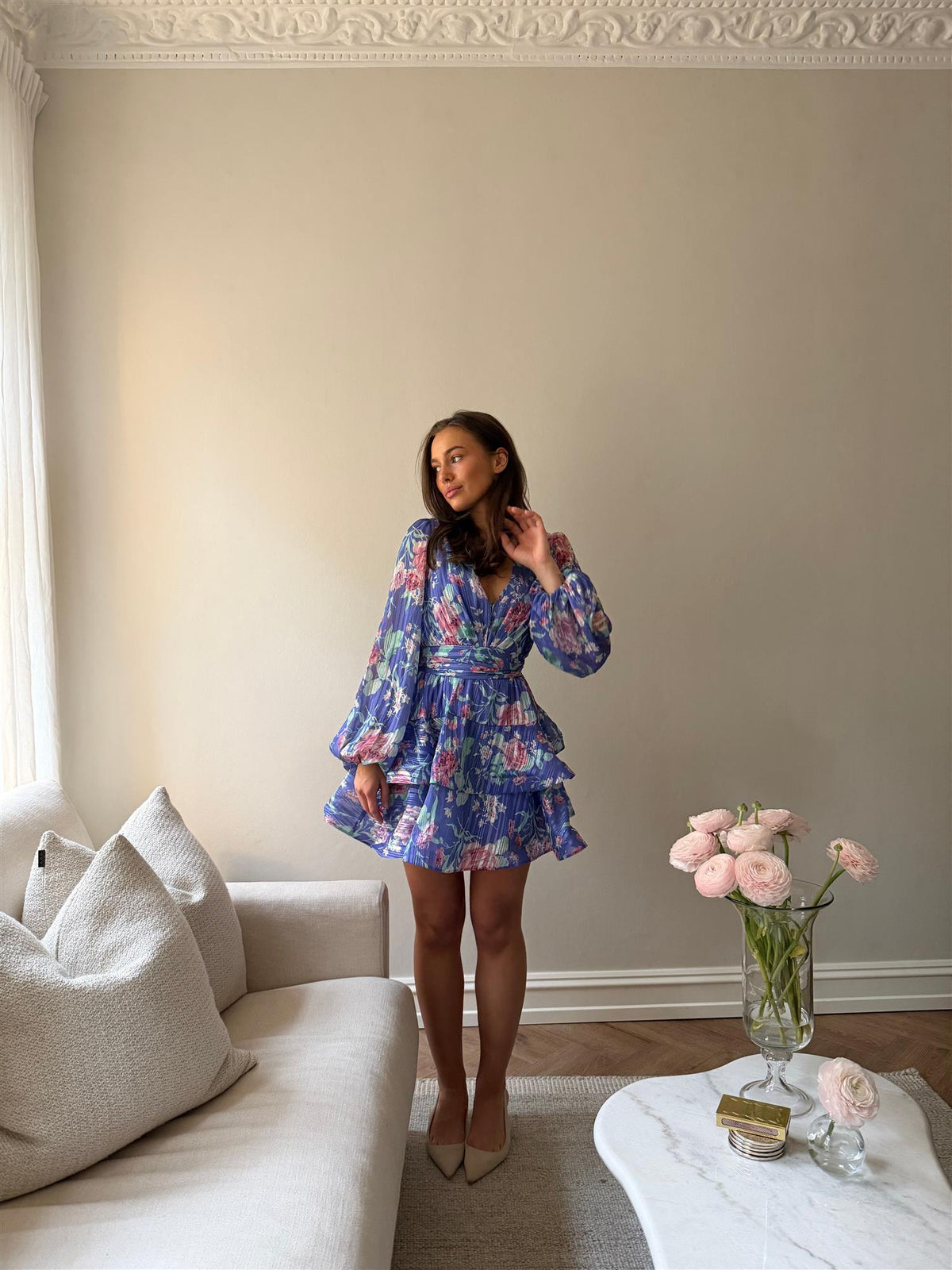Asya Bedouin Dress - Violet Rosette