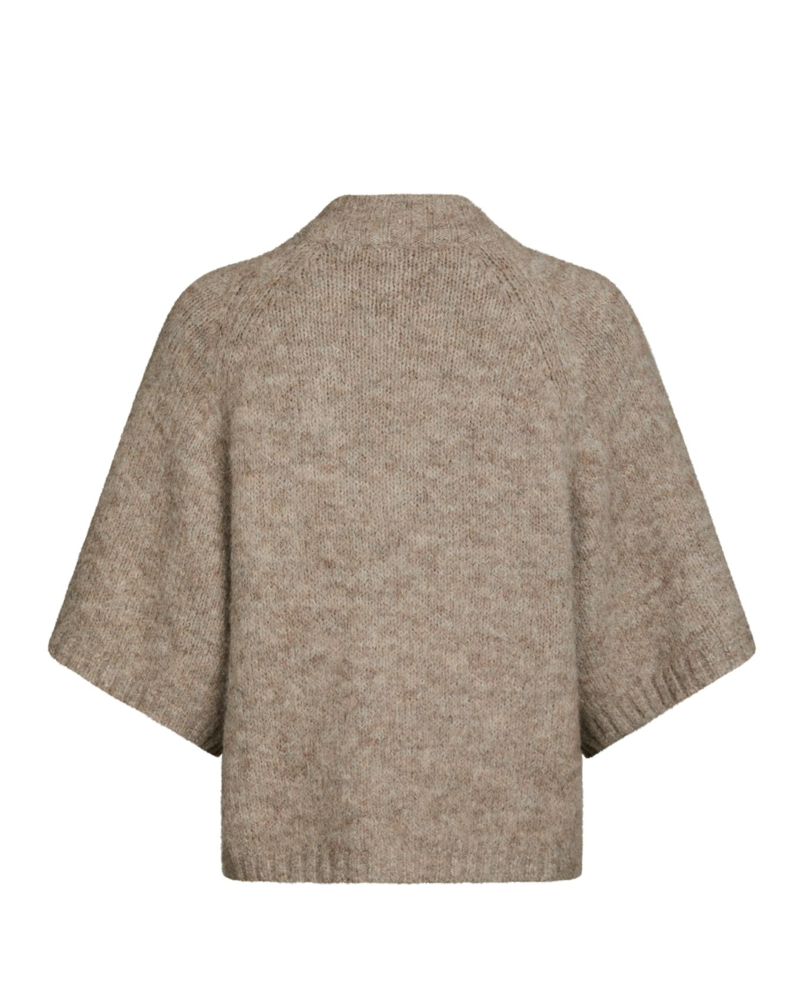 Benuta Fluffy Knit Cardigan - Beige Melange