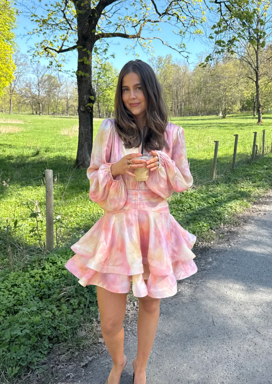 Amira Bedouine Dress - Bloomy Splash