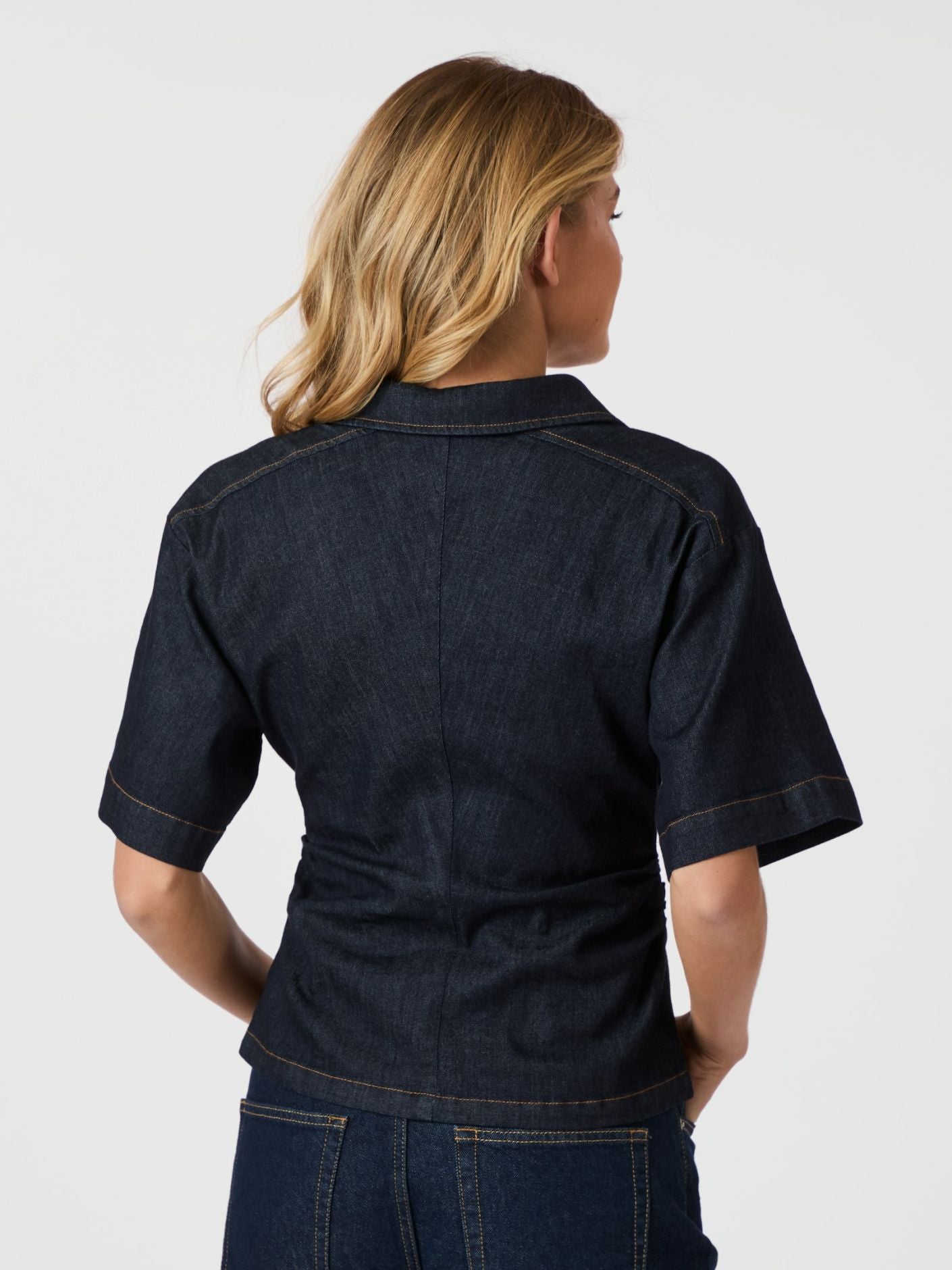 Spenda Denim Blouse - Overdeler