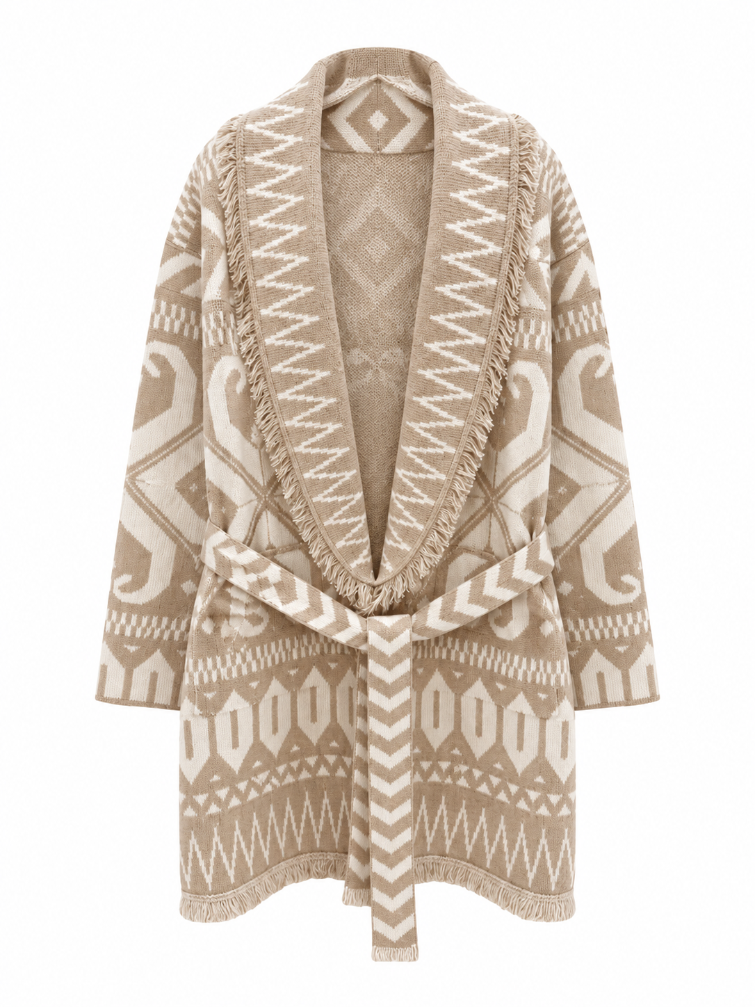 Fringe Jacket - Beige
