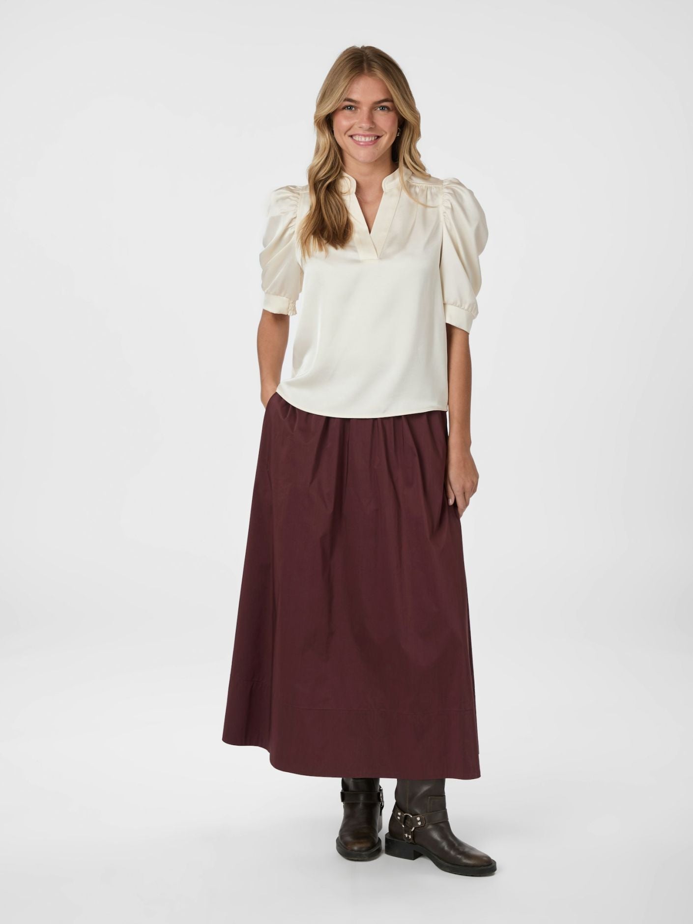 Roella Heavy Sateen Blouse