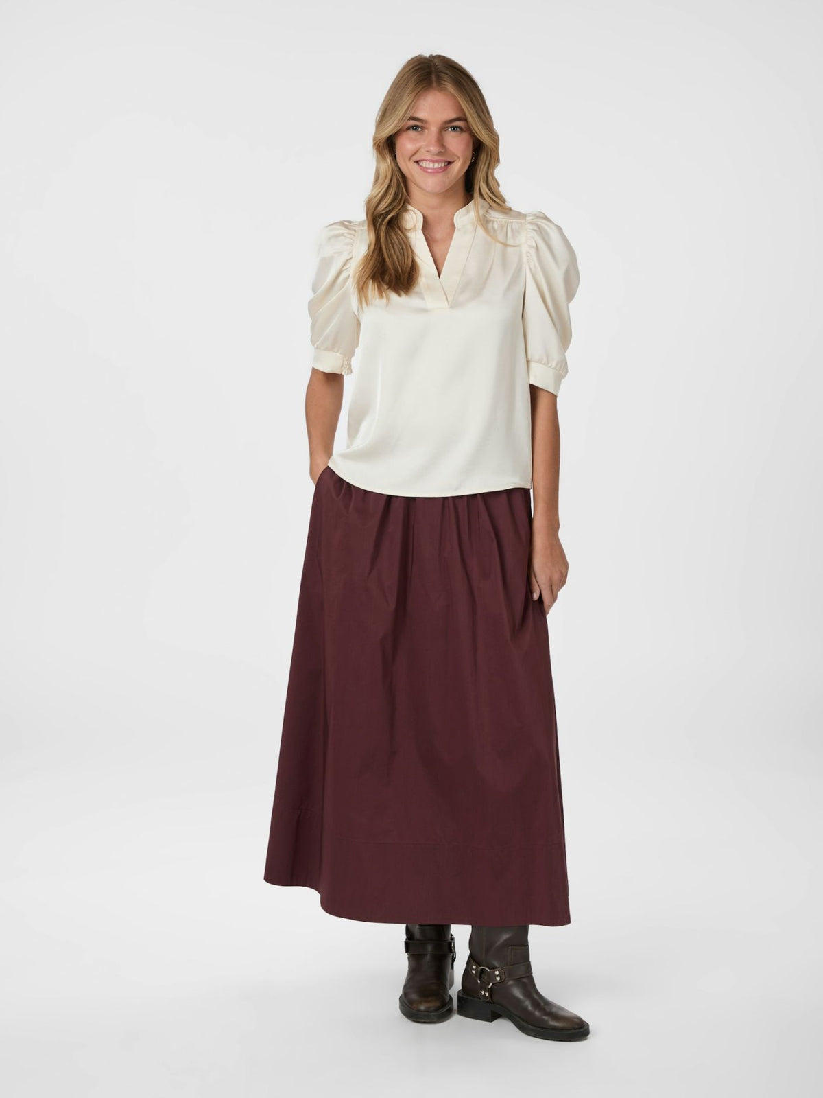 Roella Heavy Sateen Blouse