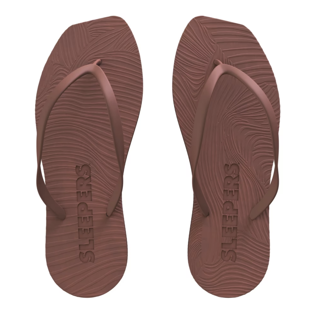 Tapered Flip Flop - Brown