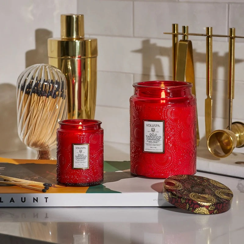 Small Jar Candle 156g - Goji Tarocco Orange