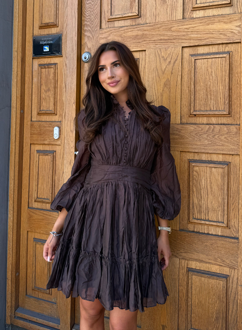 Vanity Dress - Coffee brown