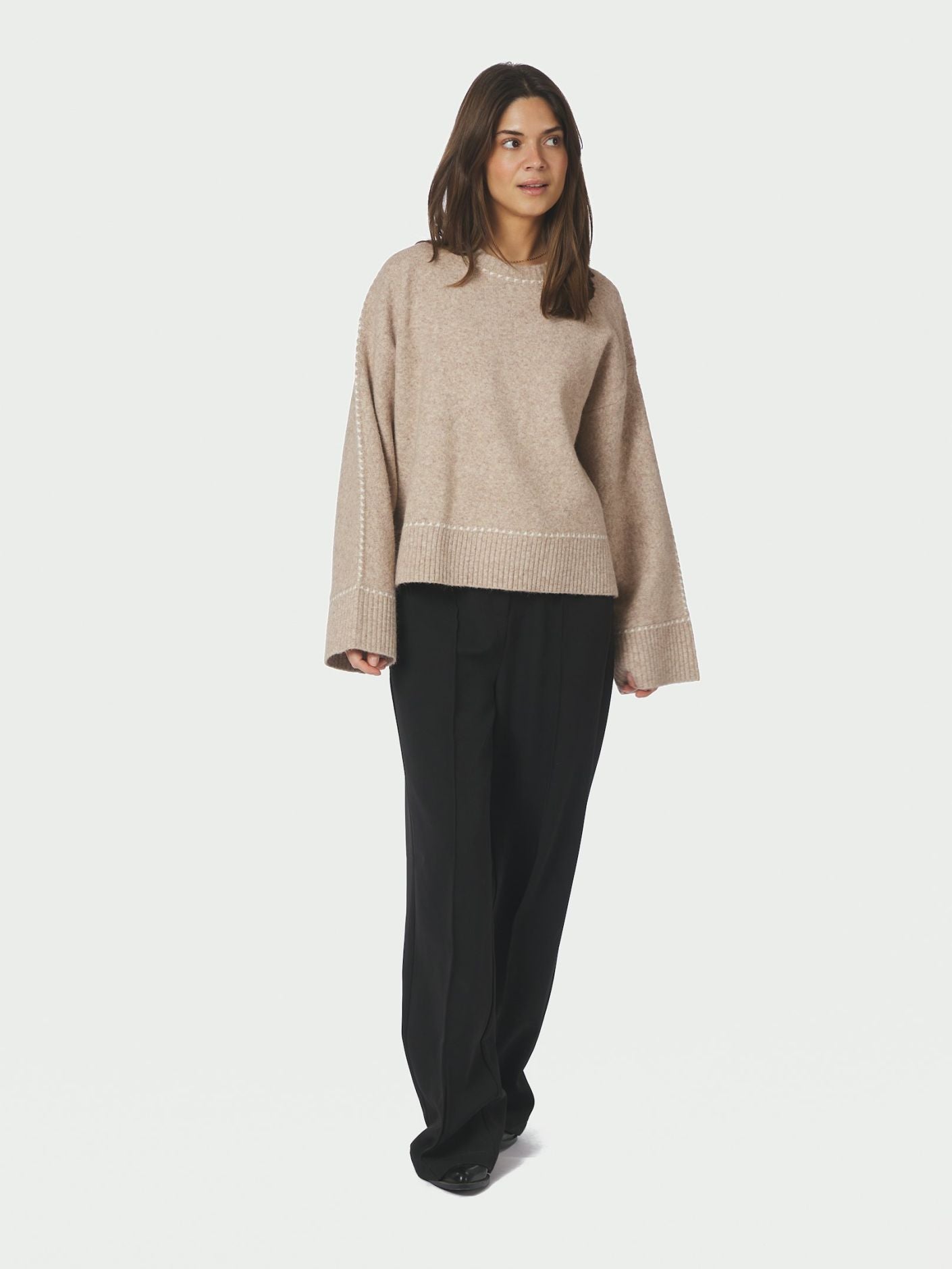 Roeme Knit Stitch Blouse