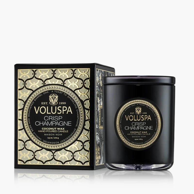 Classic Boxed Candle 269g Crisp Champagne