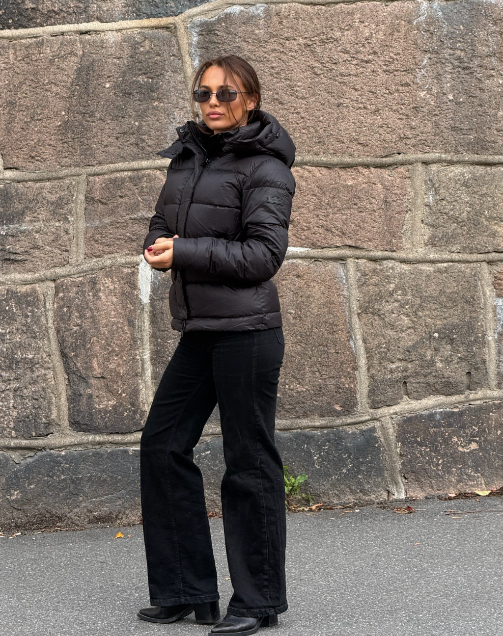 Leah Down Jacket - Black