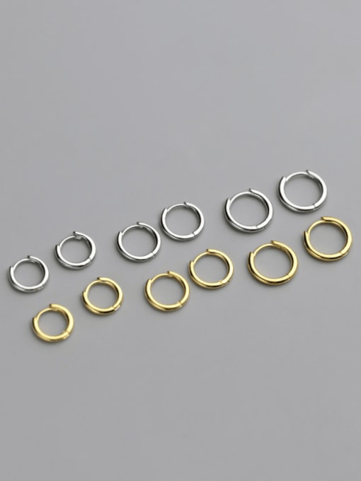 Alma Hoops 12mm - Sølv