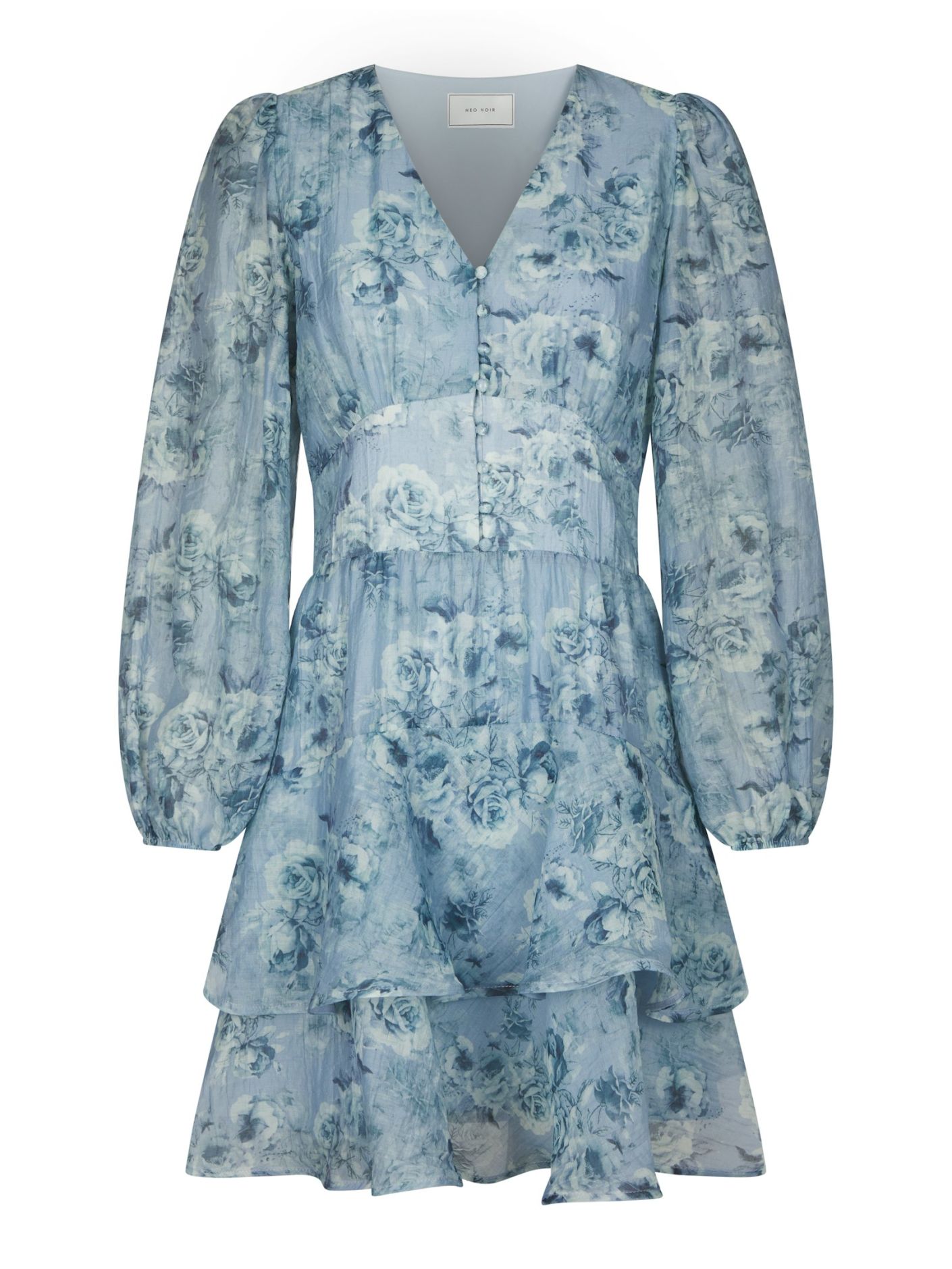 Mabella Crepe Print Dress