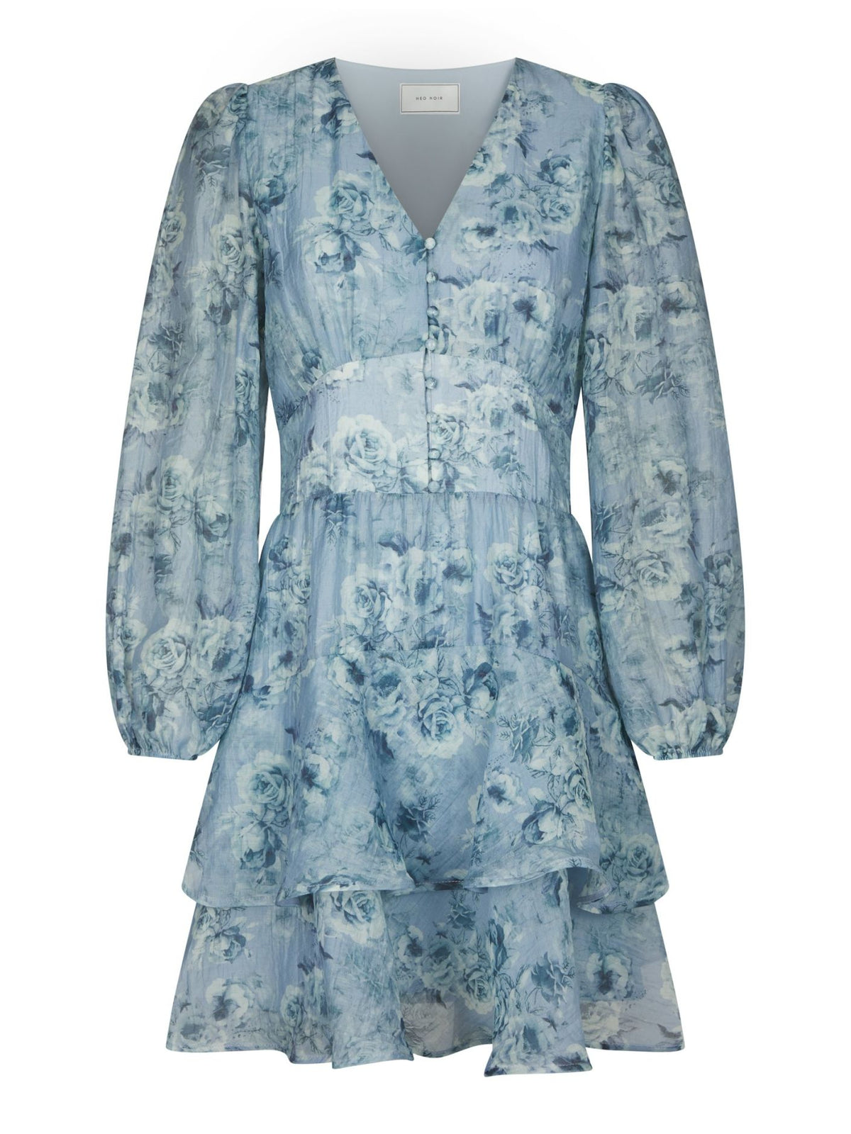 Mabella Crepe Print Dress