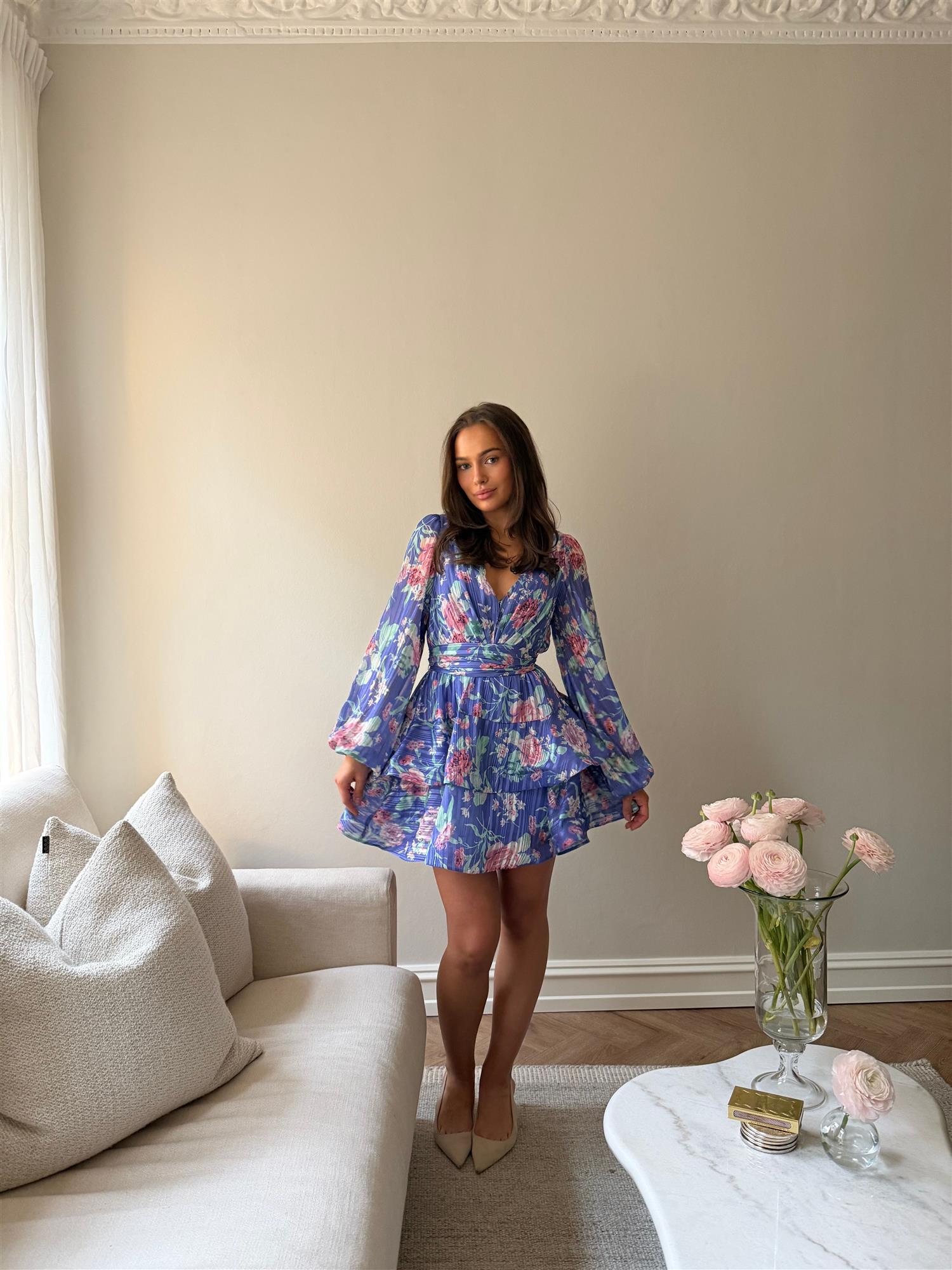 Asya Bedouin Dress - Violet Rosette