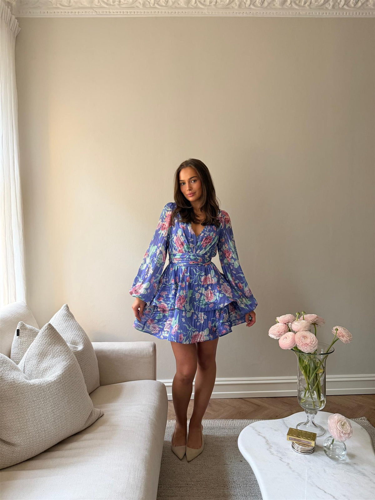 Asya Bedouin Dress - Violet Rosette