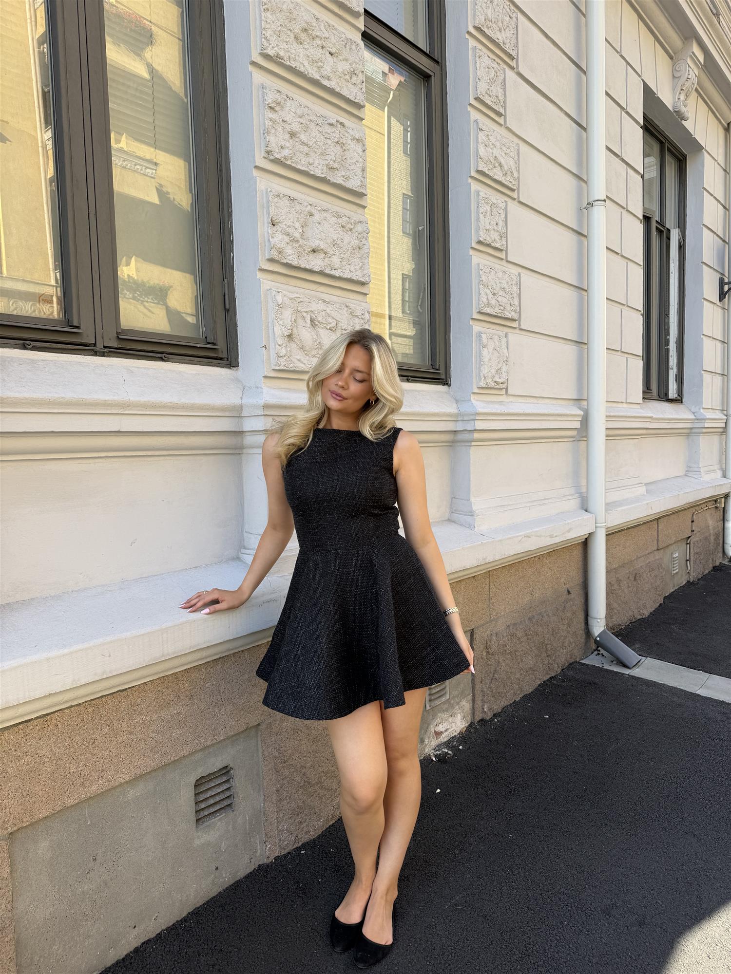 Daphne Texture Mini Dress