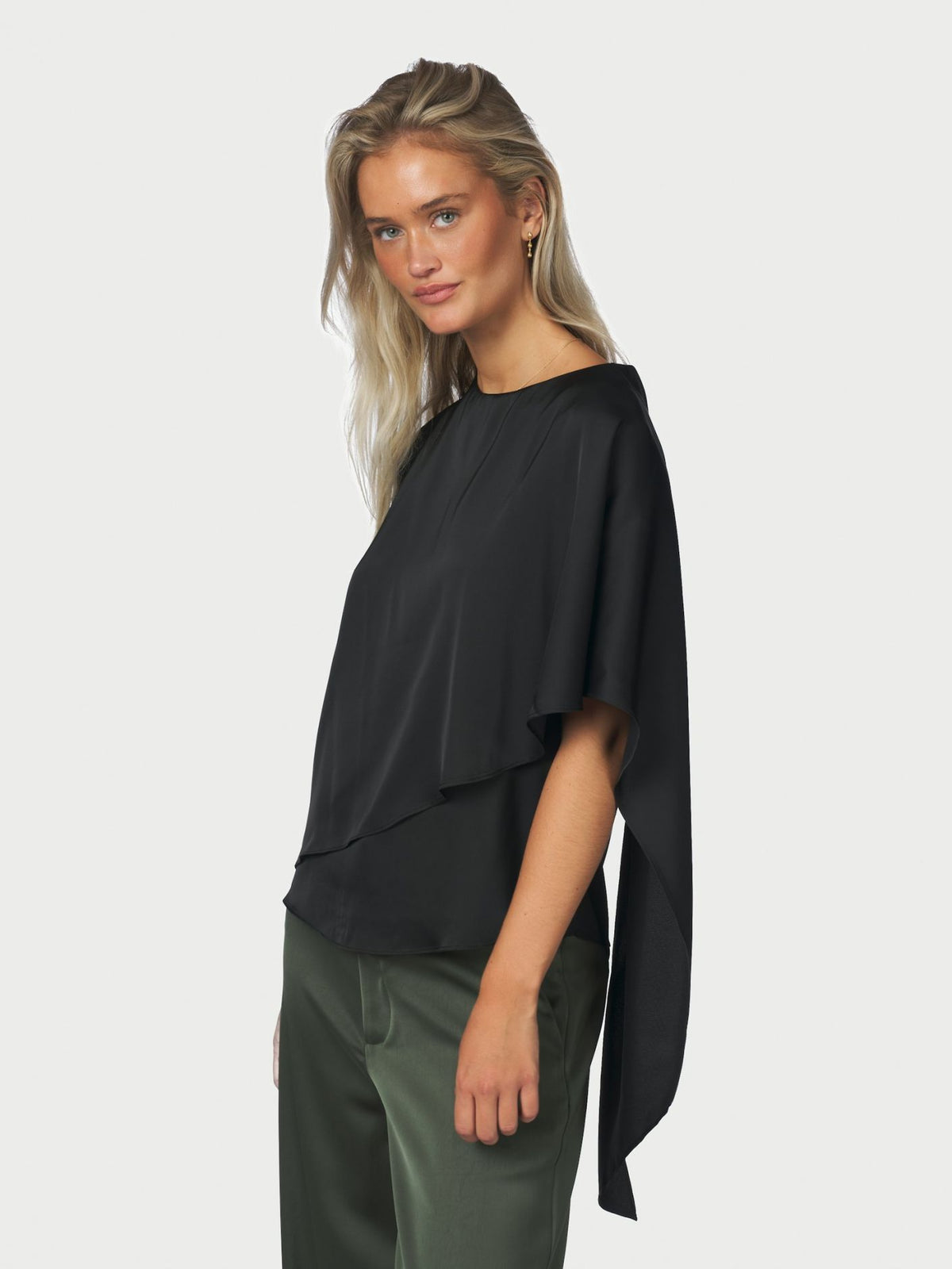 Lunelle Drapy Satin Top