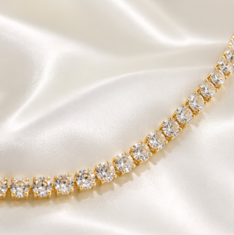 Eva Tennis Necklace