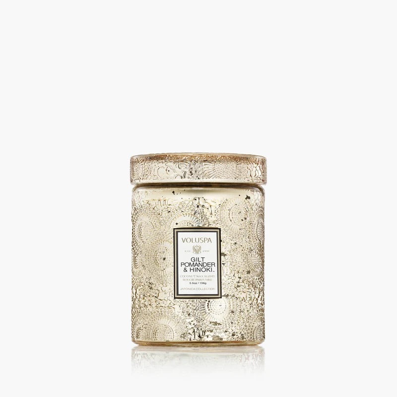 Small Jar Candle 156g - Gilt Pomander & Hinoki