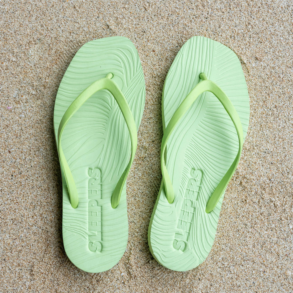 Tapered Flip Flop - Sap Green