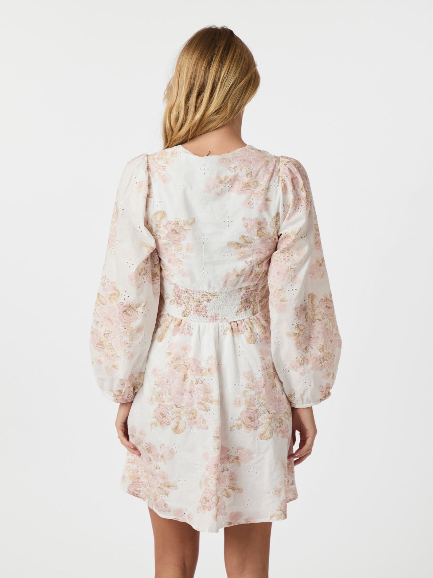 Milly Emb Rose Dress - Kjoler