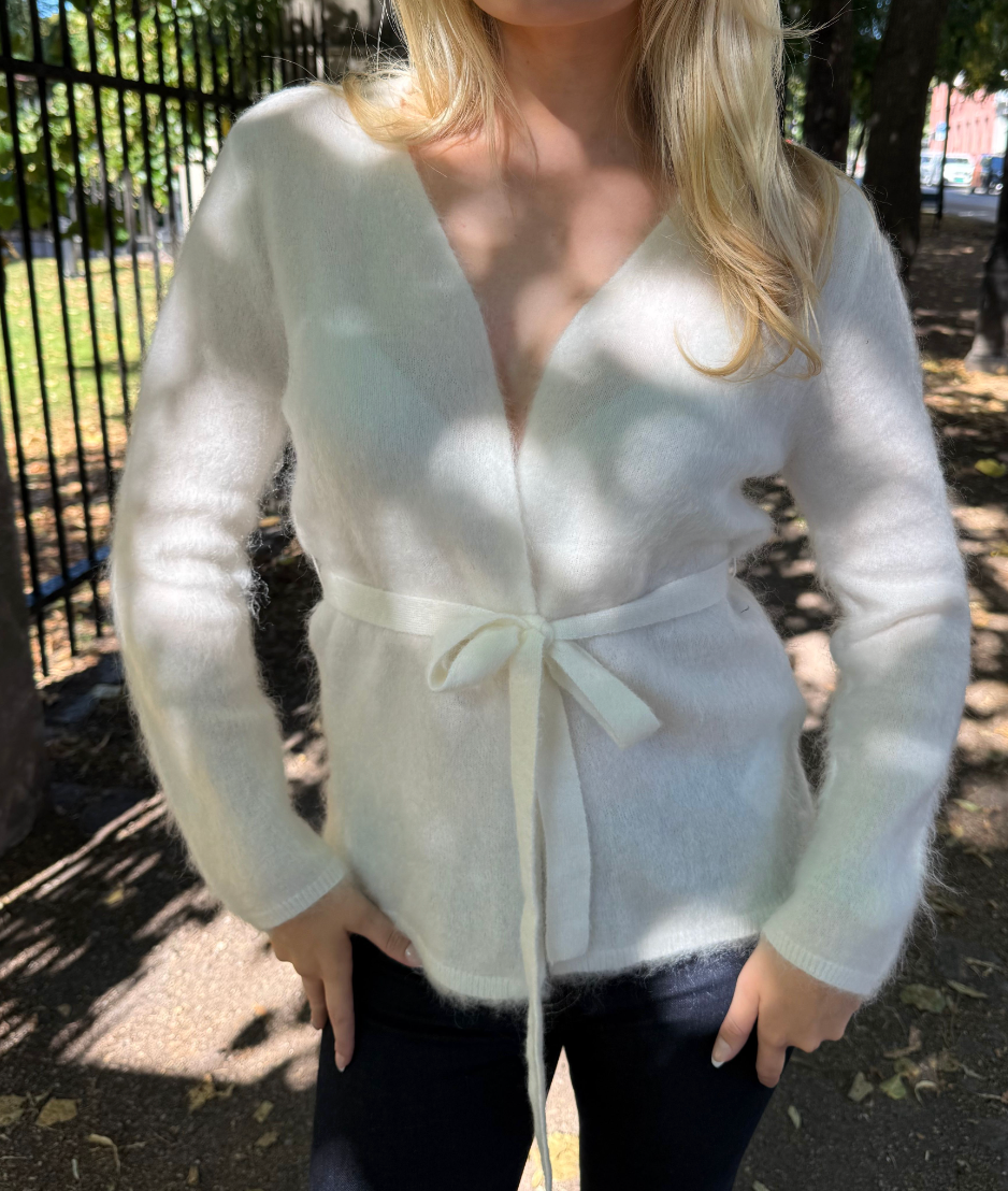 Yastilde LS Belt Knit Cardigan