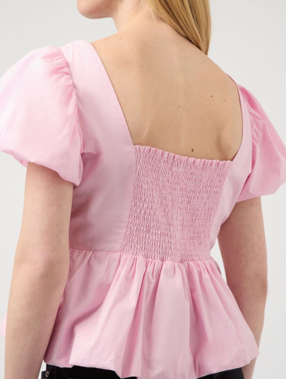 Yasnille SS Bubble Hem Top
