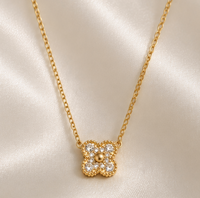 Lone Four Leaf Necklace