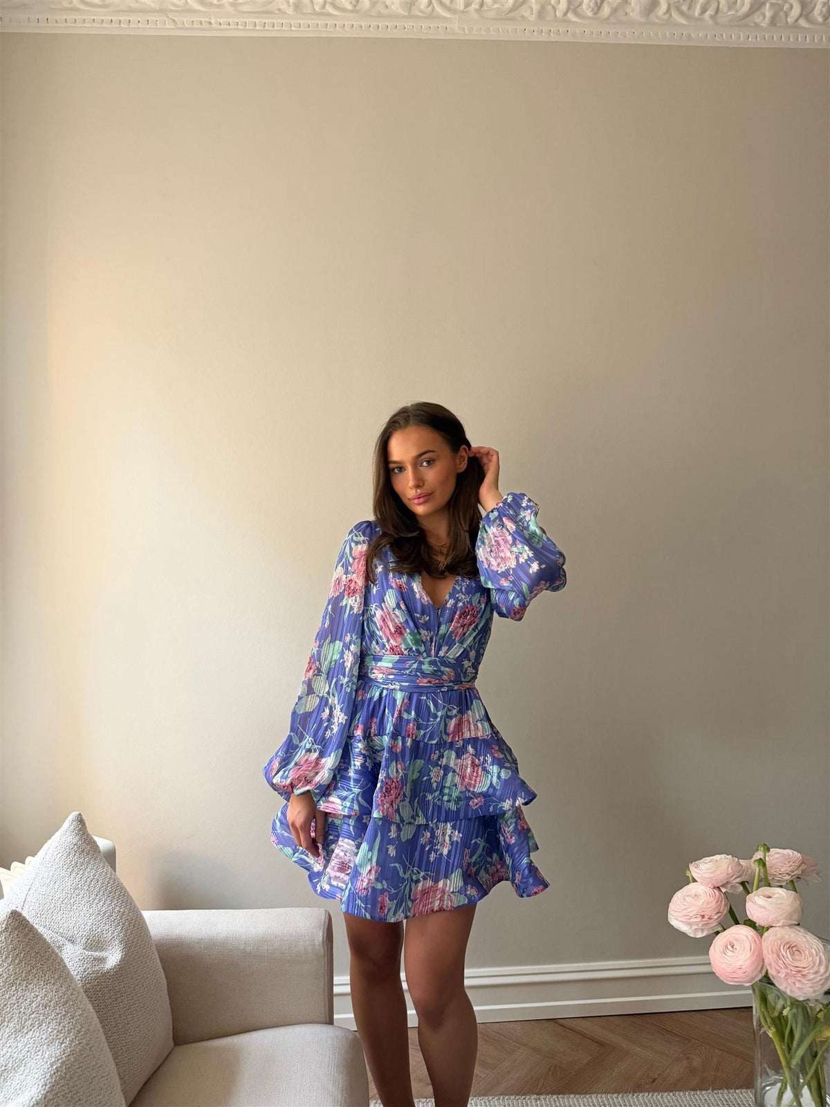 Asya Bedouin Dress - Violet Rosette