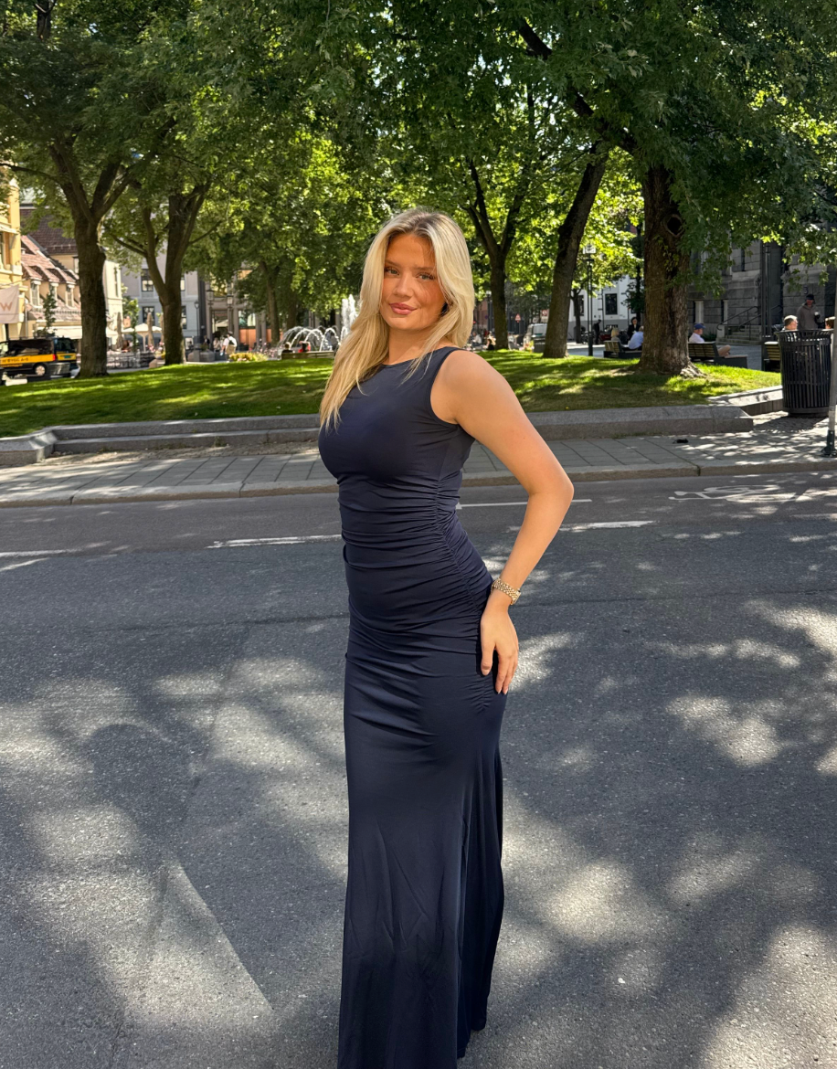 Annaic Maxi Dress - Navy