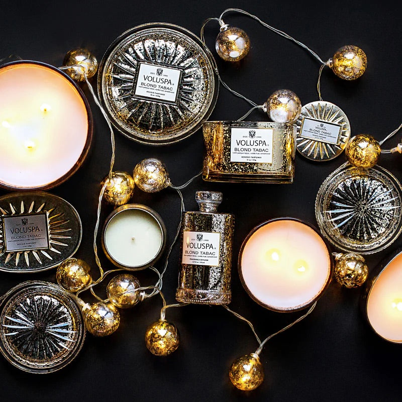 Mini Tin Candle 113g - Blond Tabac
