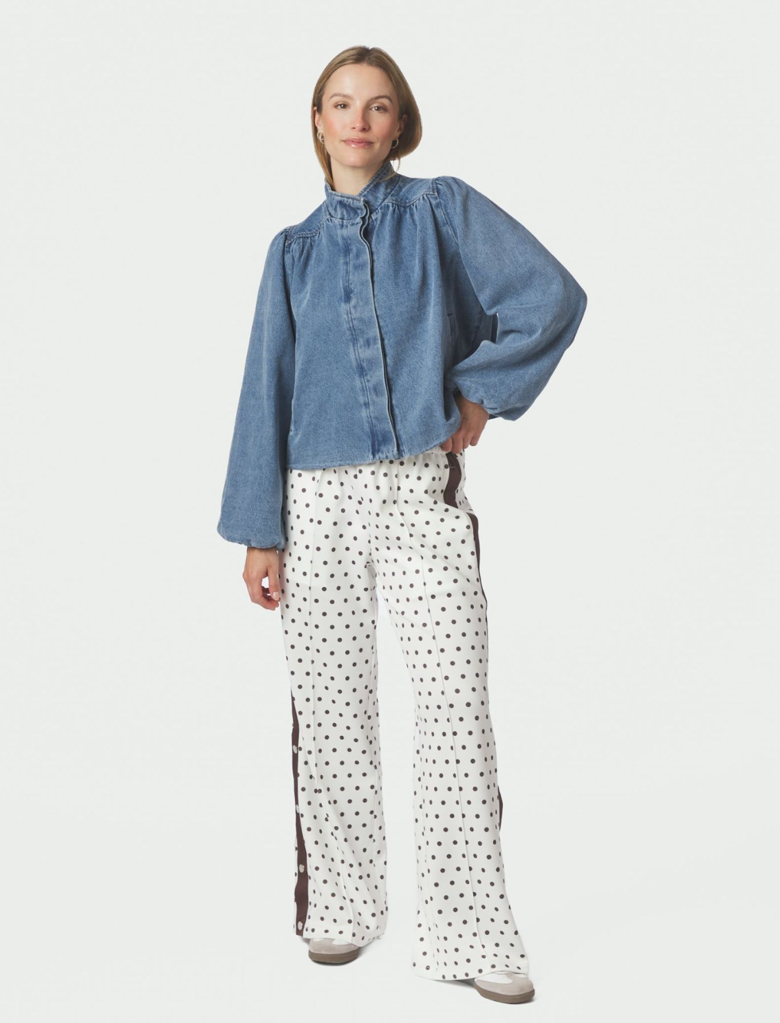 Meggie Dot Track Suit Pants