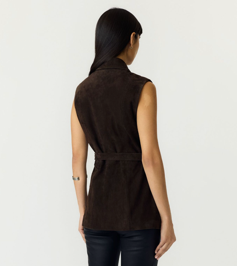 Yasrie Suede Waistcoat