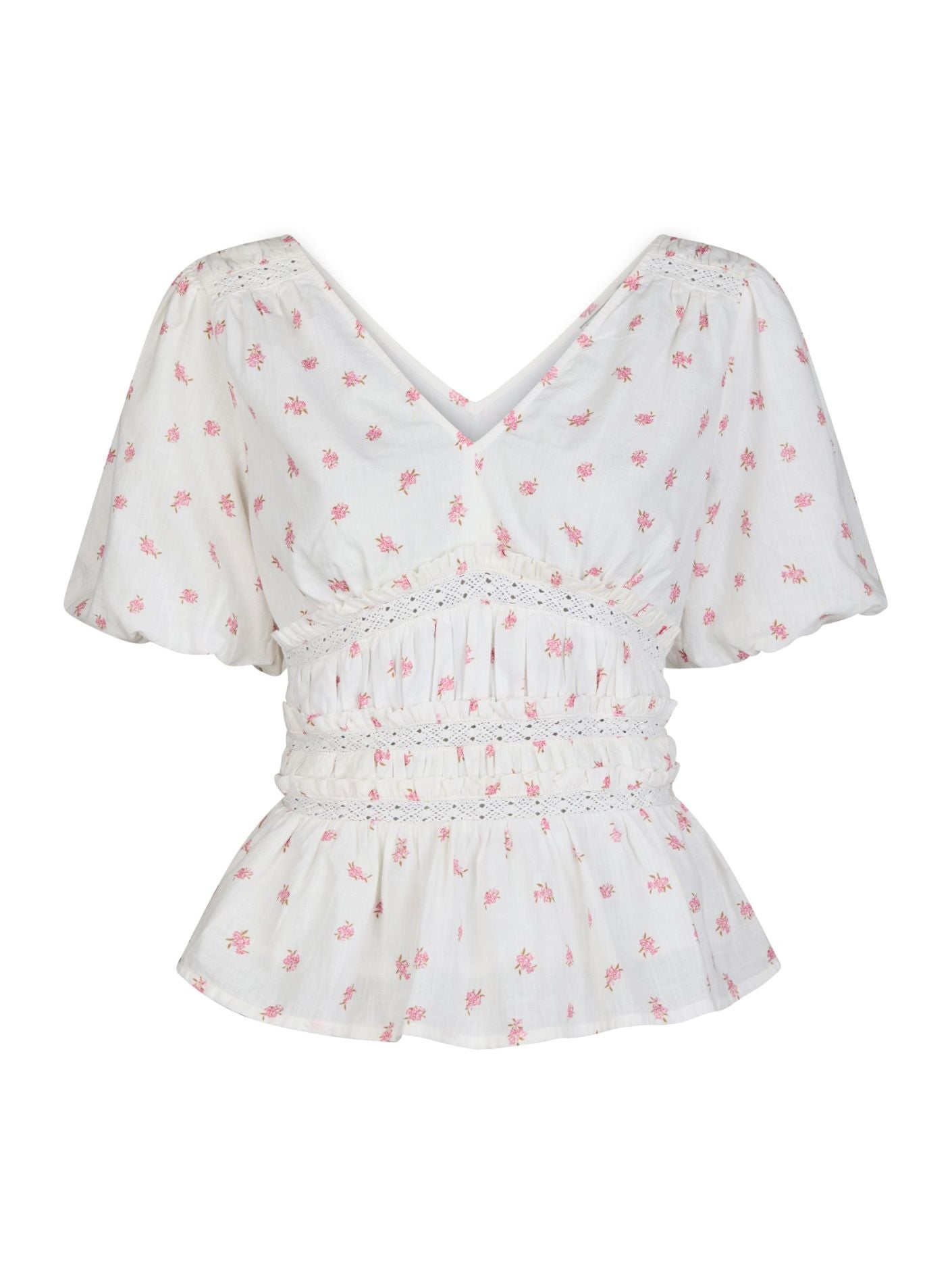 Sapura Fleurie Blouse - Overdeler