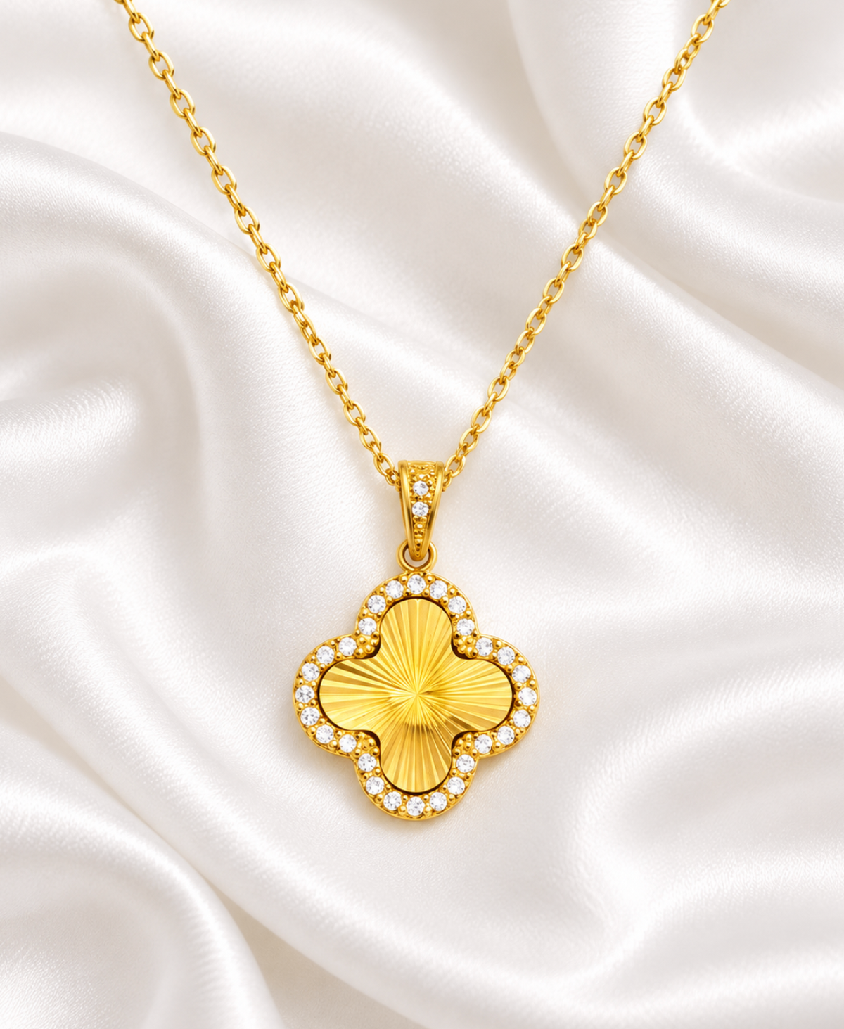 Stina Four Leaf Necklace