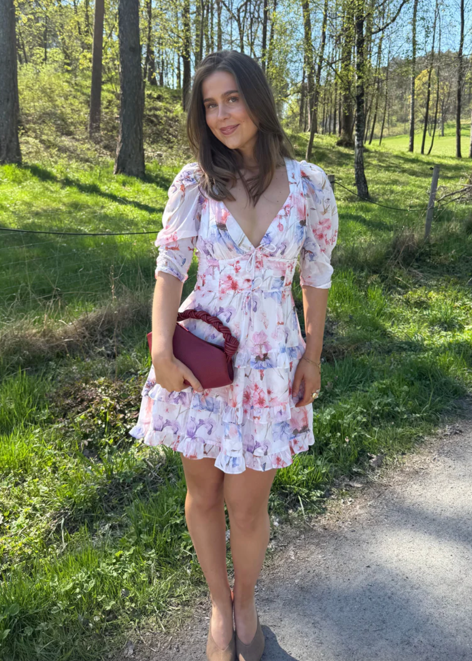 Isla Mini Dress - Dreamy Blossom