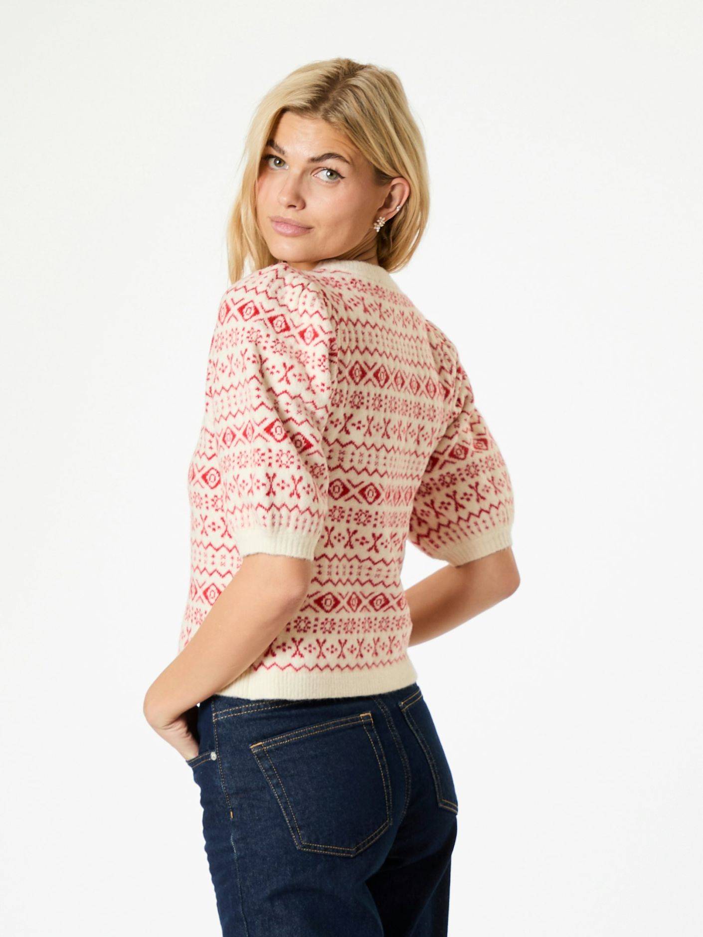 Abi Vintage Knit Blouse - Overdeler