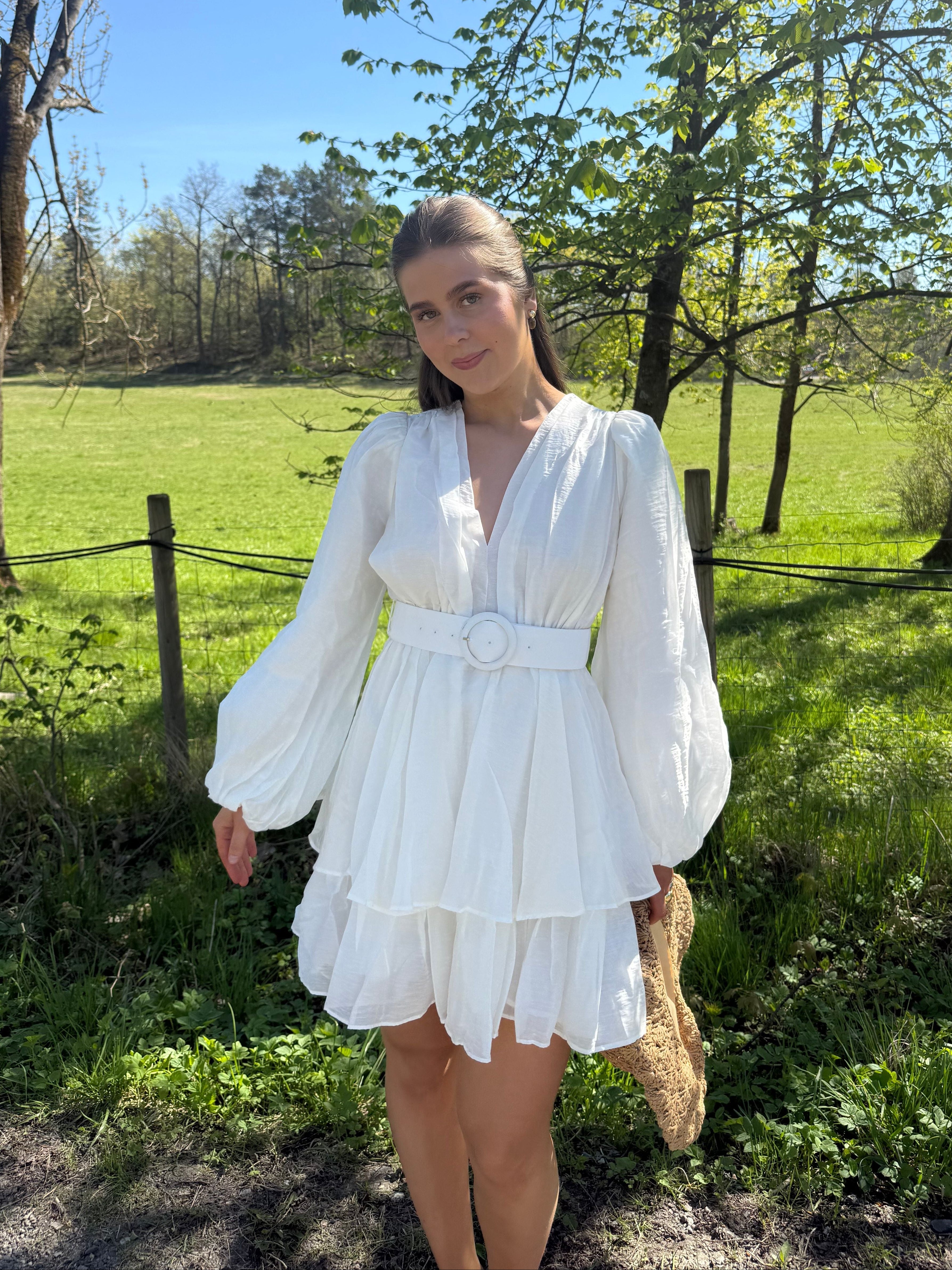 Abina Dress - White