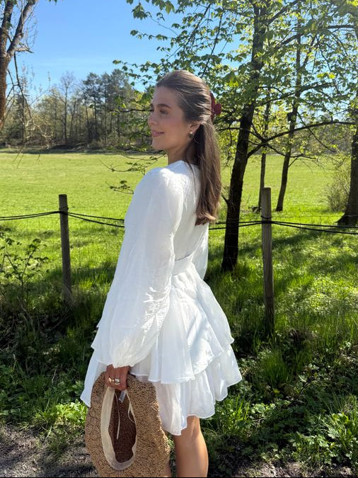 Abina Dress - White