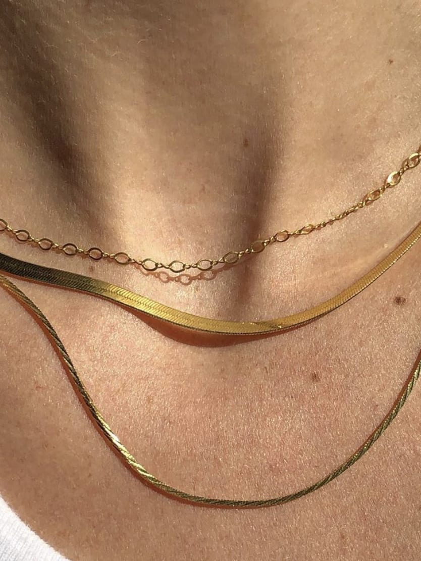 Snake Necklace - Gold