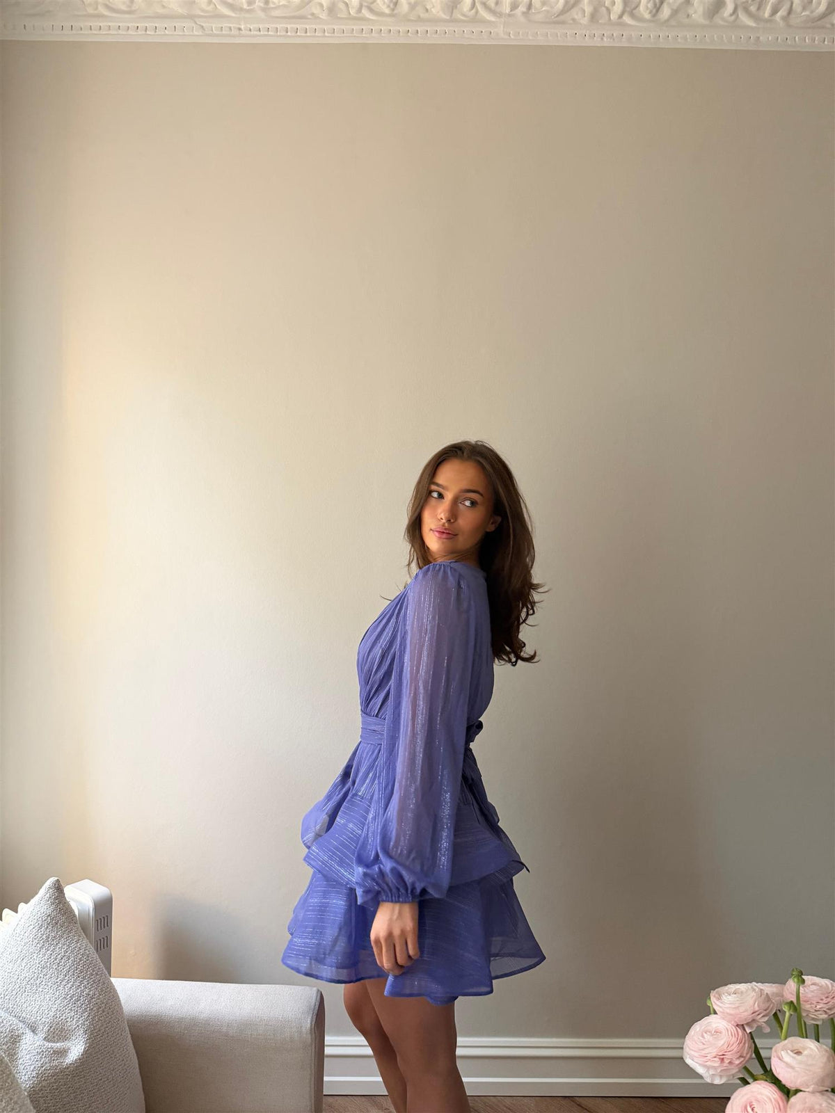 Asya Bedouin Dress - Aromatic Violet
