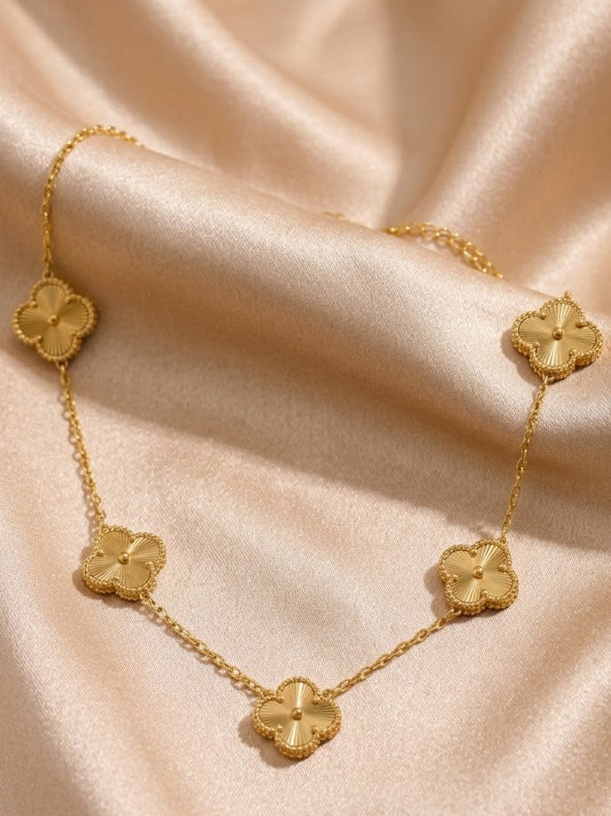 Gabby Multi Clover Necklace