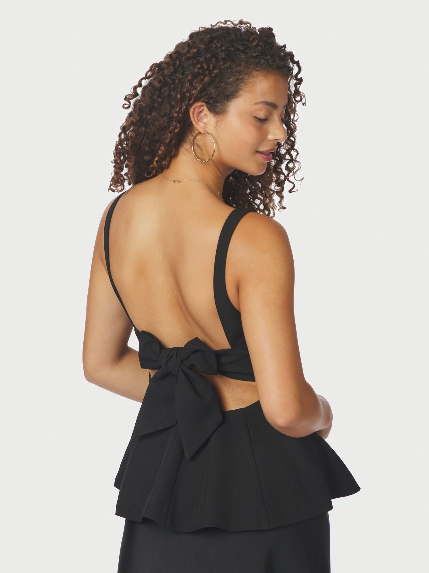 Agape Structure Tie Top - Overdeler