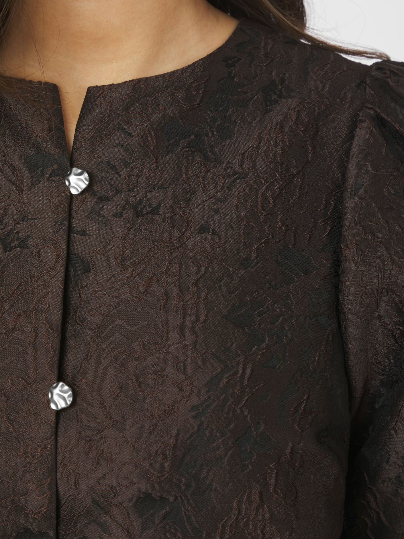 Aisa Brocade Blouse - Overdeler