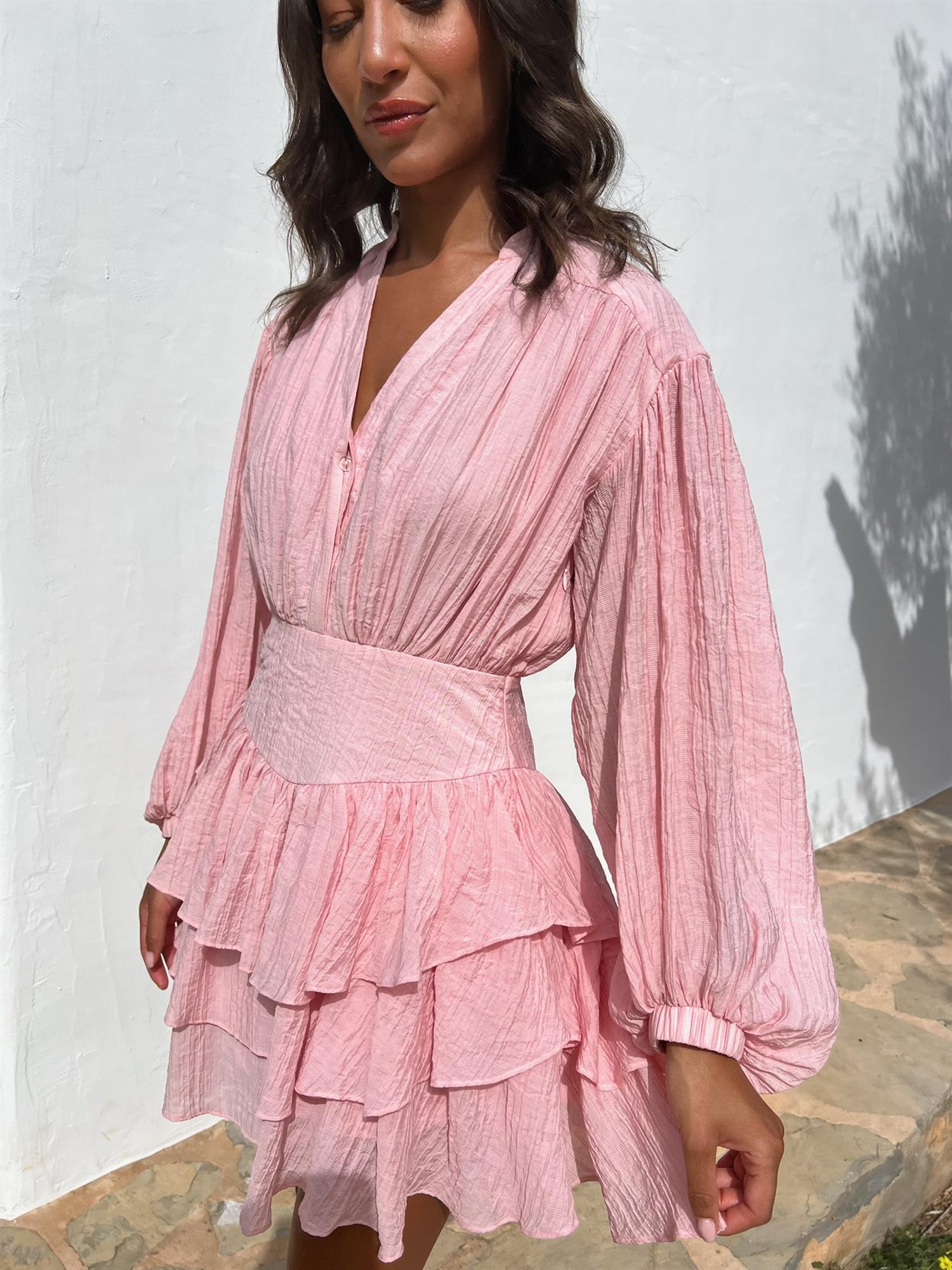 Alaya Mini Ruffle Dress Kjoler