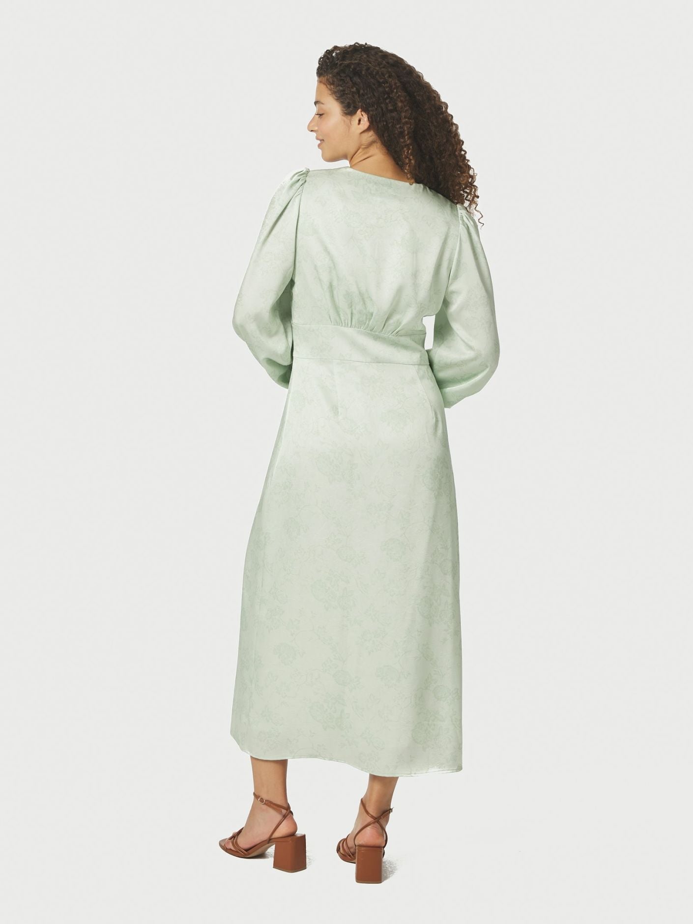 Alto Pattern Sateen Dress - Kjoler