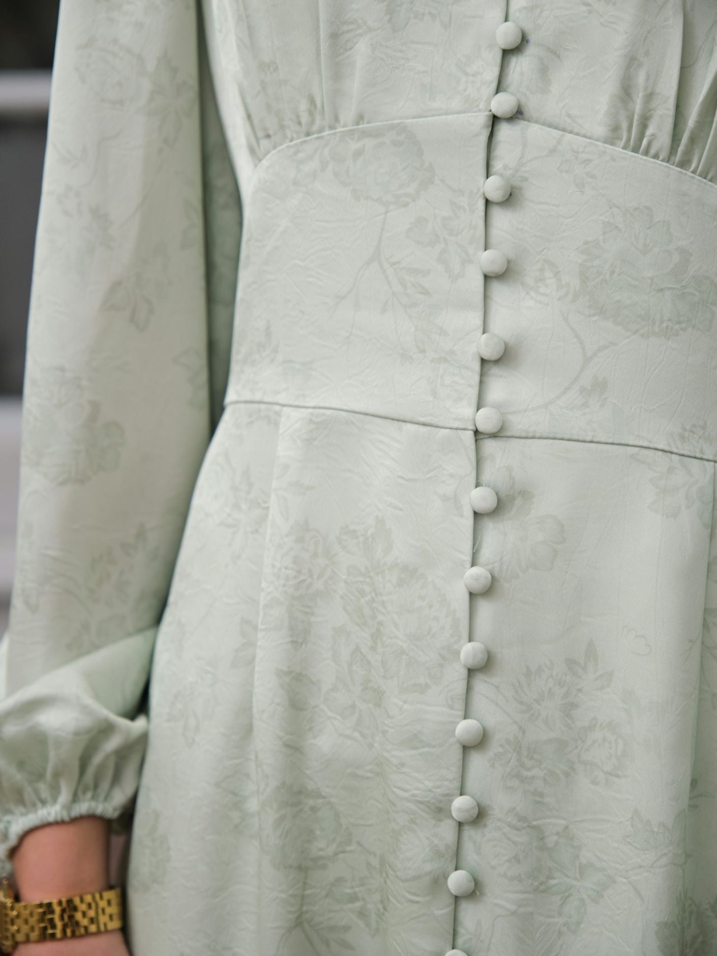 Alto Pattern Sateen Dress - Kjoler