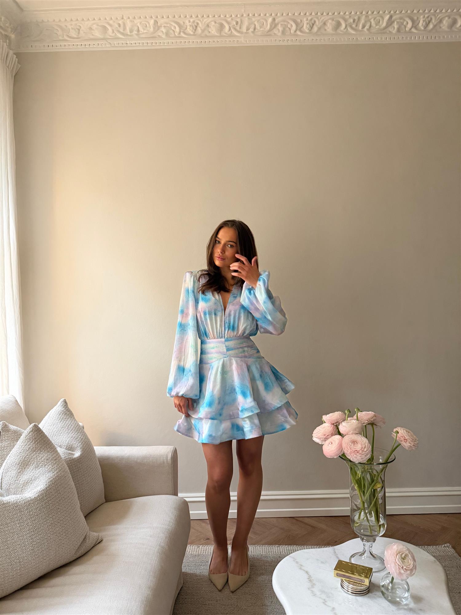 Amira Bedouine Dress - Azure Splash - Kjoler