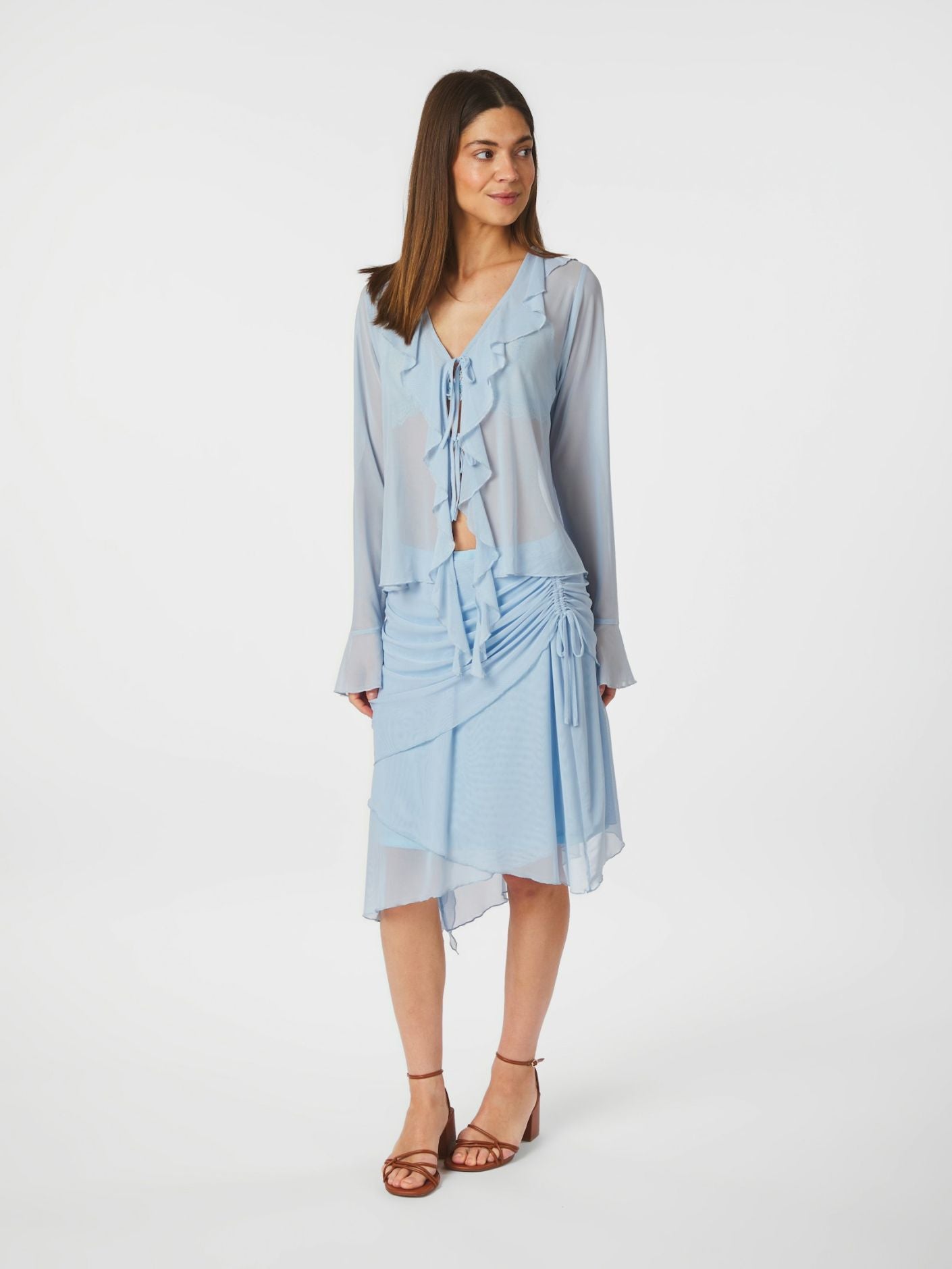 Anika Mesh Blouse - Overdeler